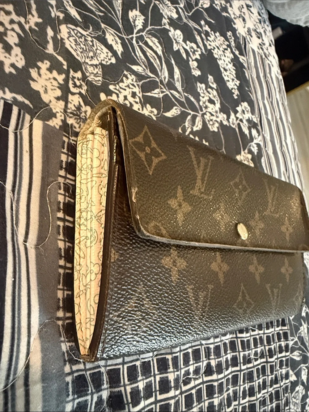Louis Vuitton Brown Monogram Canvas Continental Wallet